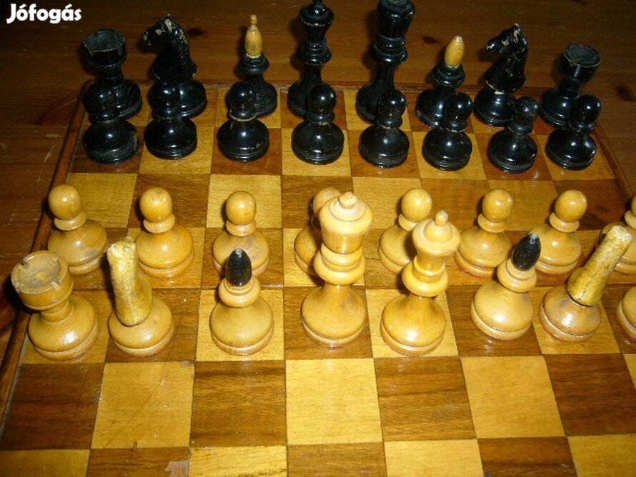 Sakk, régi, sakk készlet, játék,