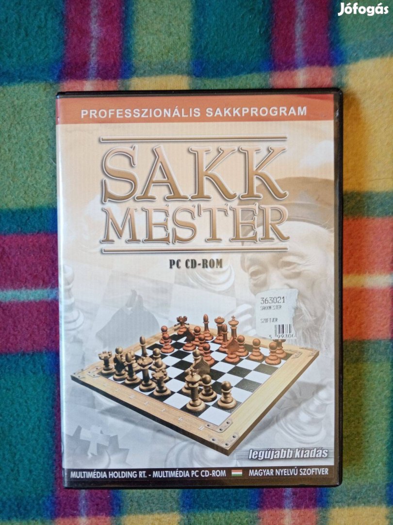 Sakk mester (Chess 98) Magyar nyelvű PC CD-ROM Játék Sakkprogram