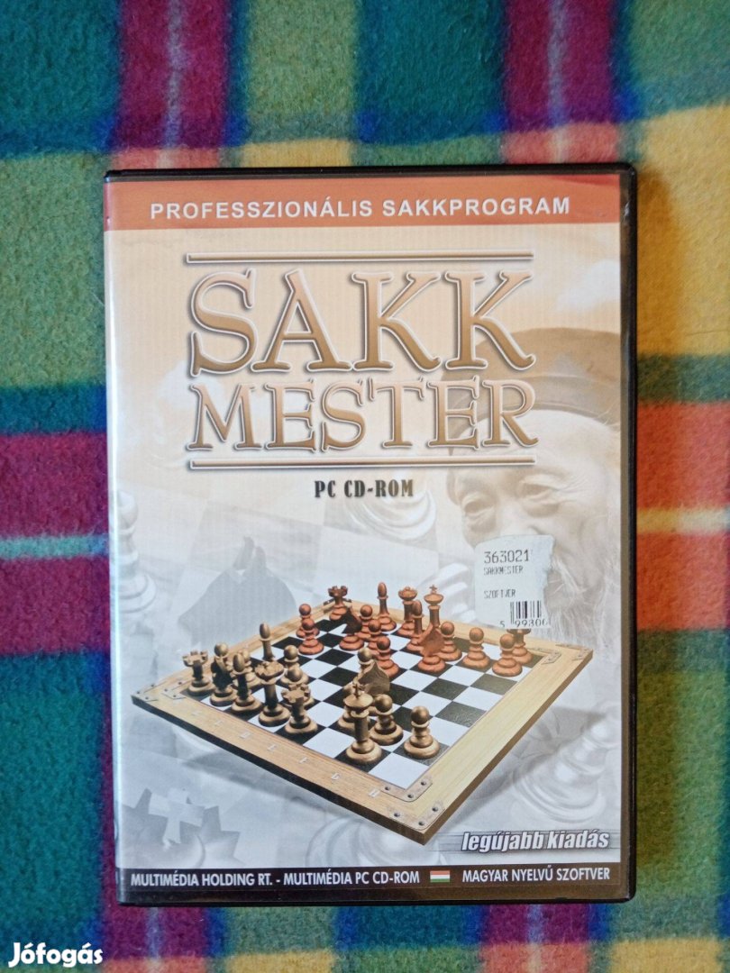 Sakk mester (Chess 98) Magyar nyelvű PC CD-ROM Játék Sakkprogram