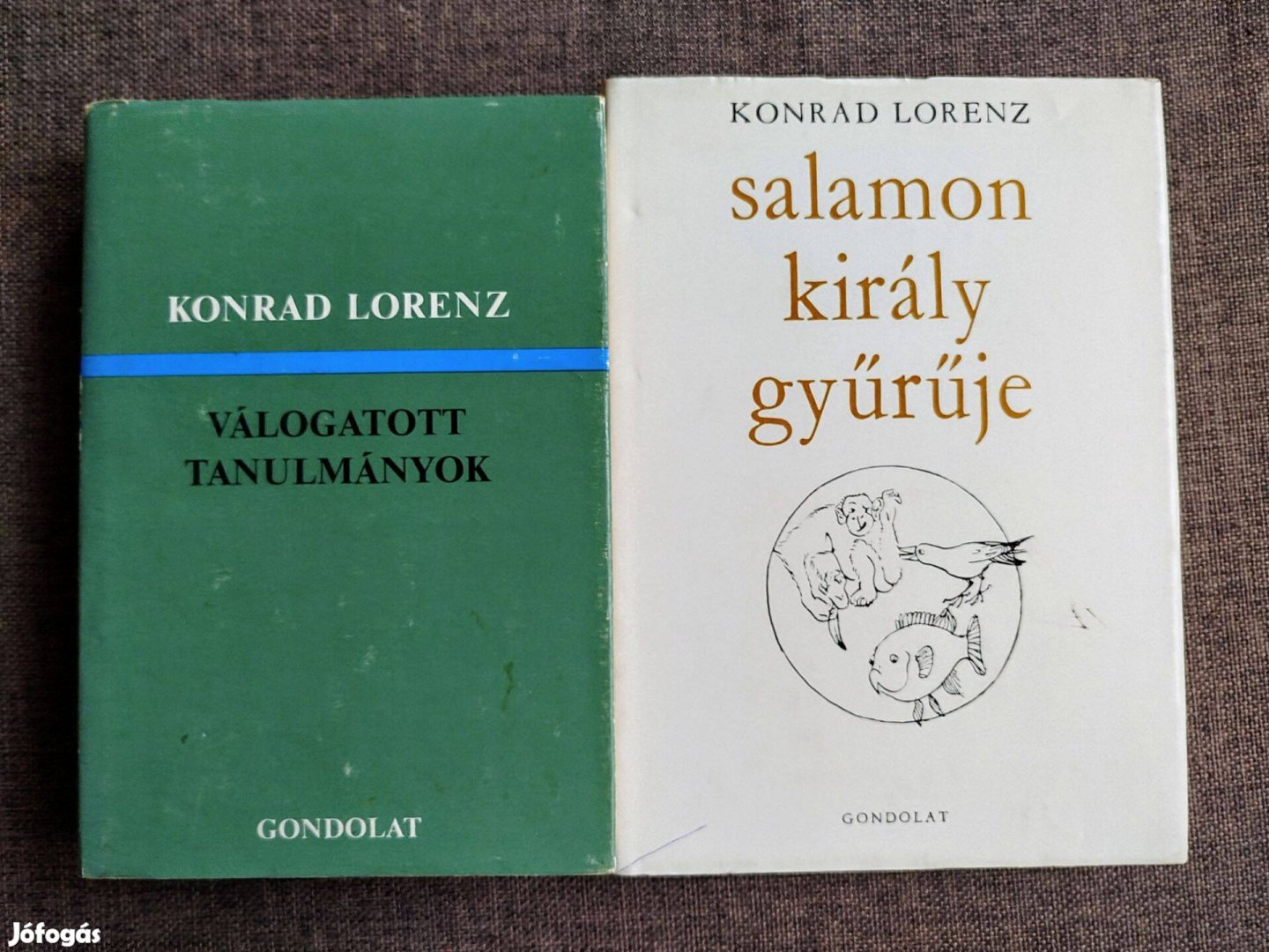 Salamon király gyűrűje Válogatott tanulmányok Lorenz Konrad