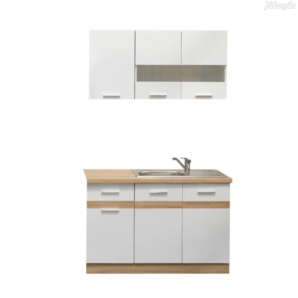 Salandra 120 Konyhabútorszett Fehér  N
