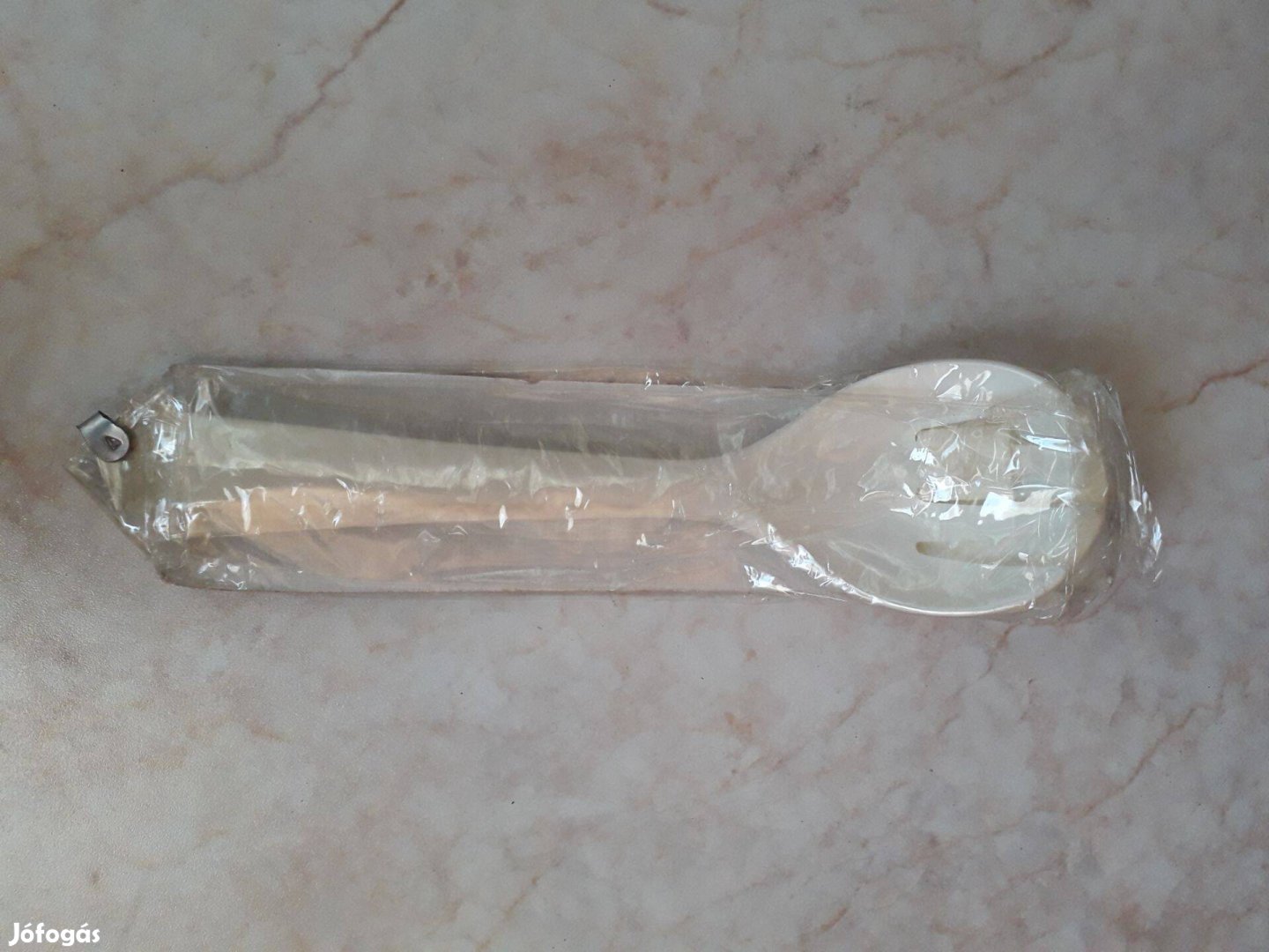 Salátaszedő szett, műanyag