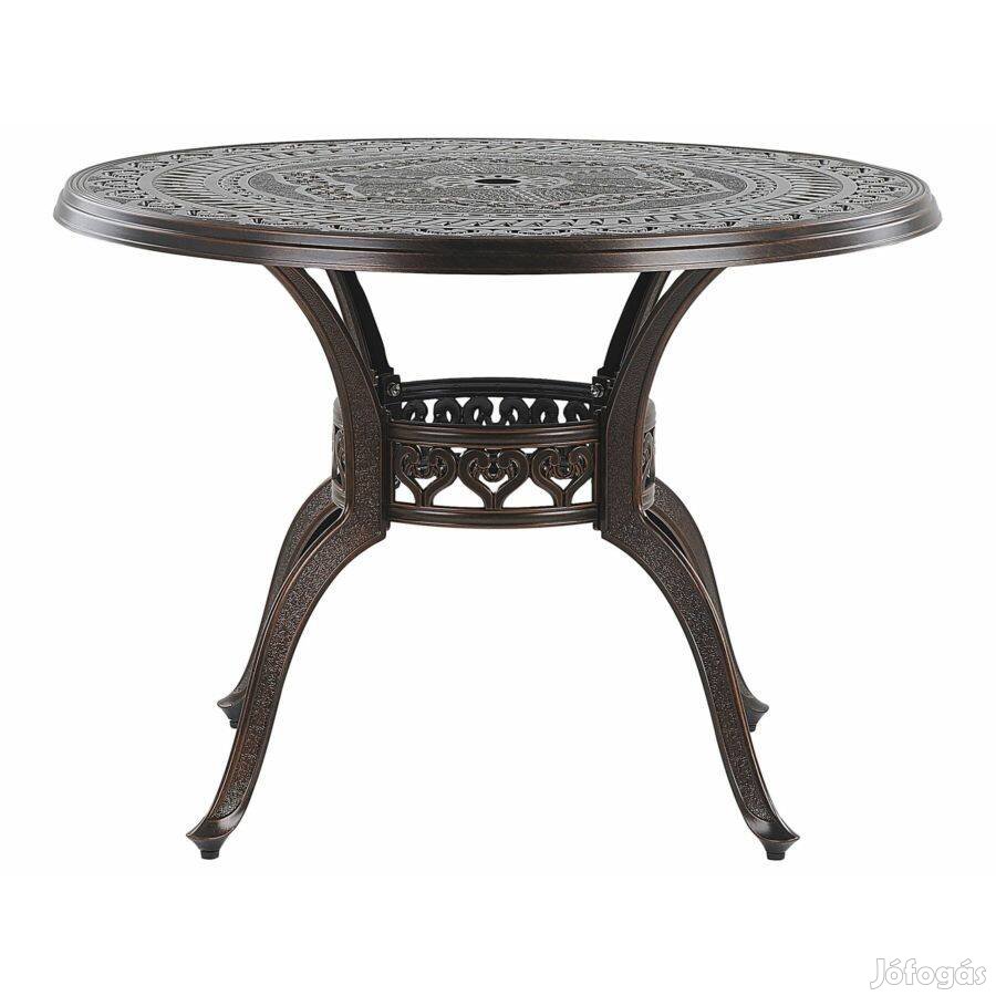 Salento barna alumínium kerek asztal 102 cm 13830 B