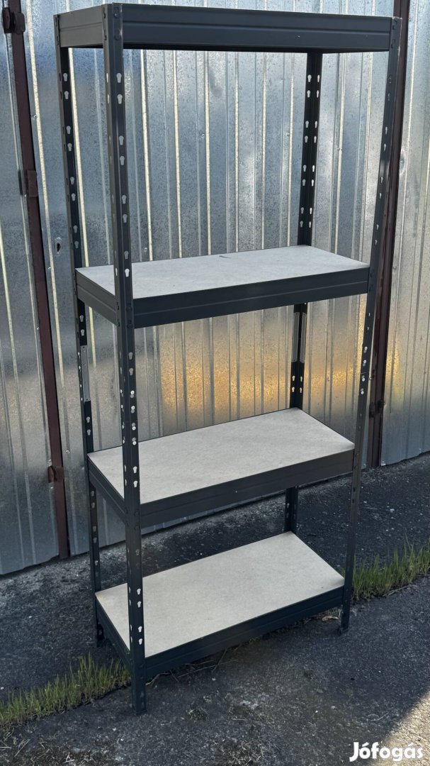 Salgó polc, fém polc 4 szintes, 180x75x35, újszerű