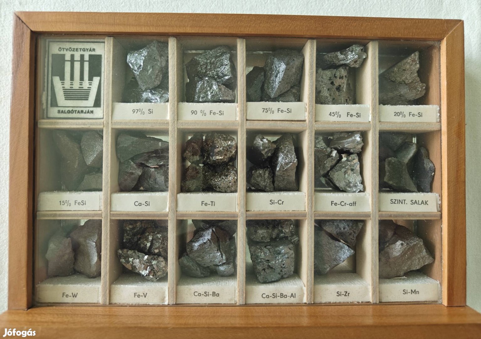 Salgótarjáni Ötvözetgyár ásvány mintakollekció