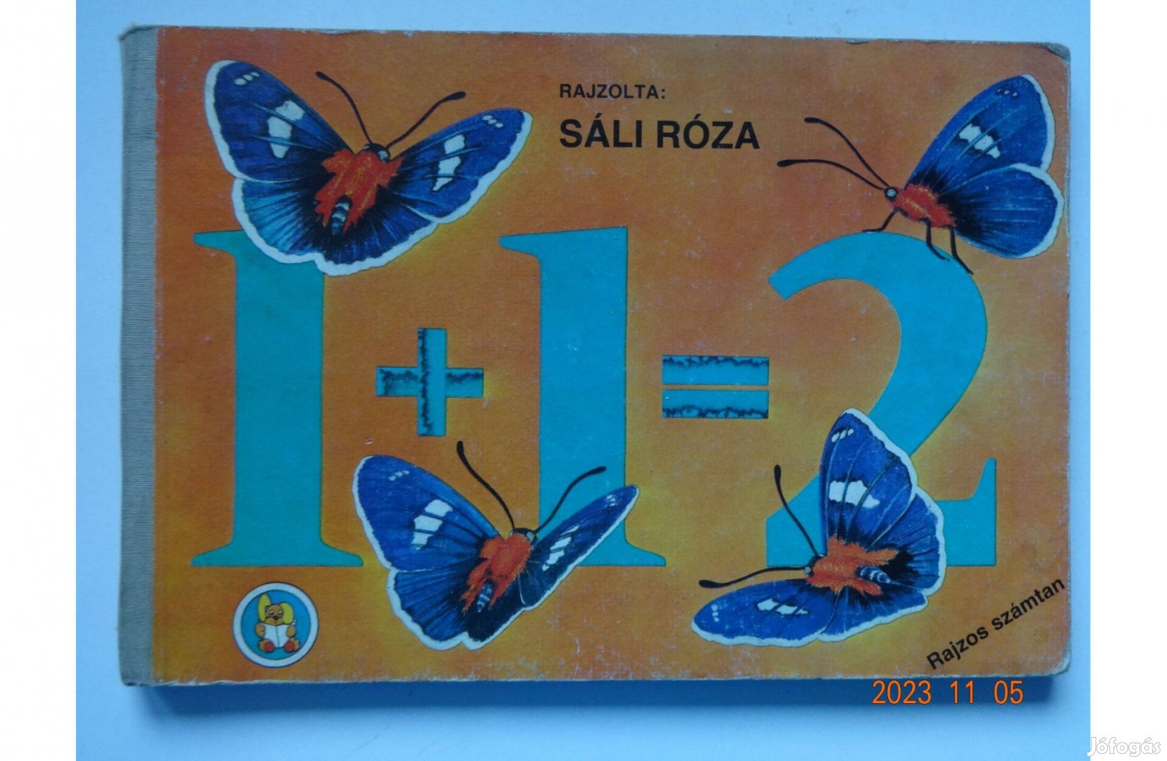 Sáli Róza 112 - Rajzos számtan -régi mesekönyv, kemény lapos