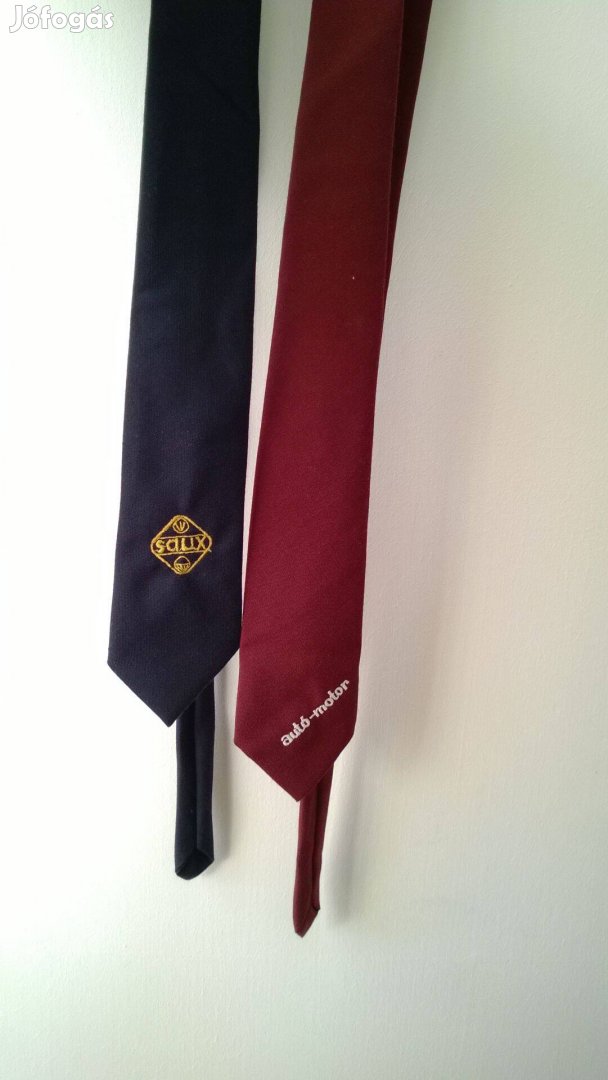 Salix ( Fűz ) hímzett nyakkendő relikvia kötős korabeli gyűjtemény új