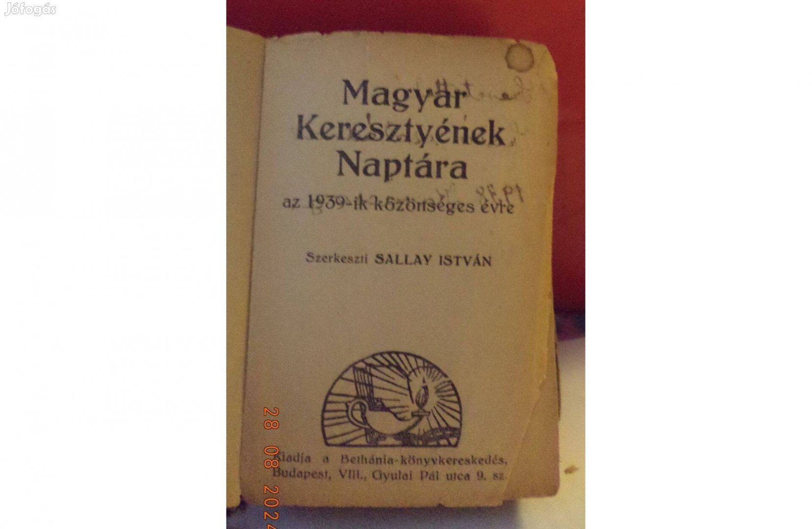 Sallay István:Magyar Keresztények Naptára 1939