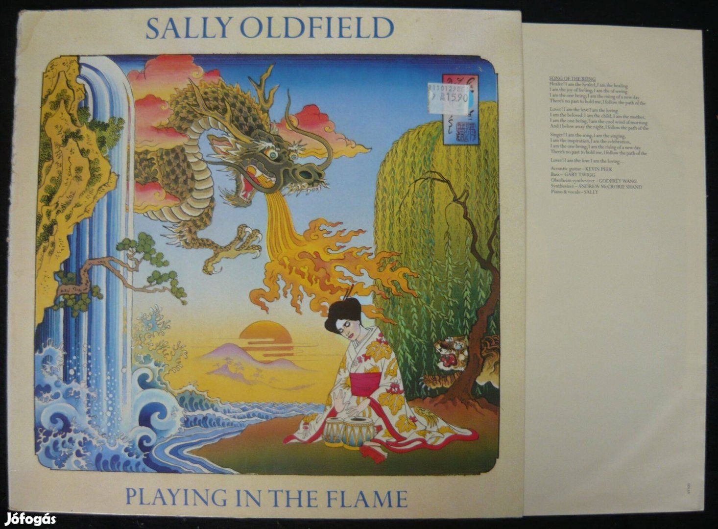 Sally Oldfield: Playing in the flame (német nyomású hanglemez)
