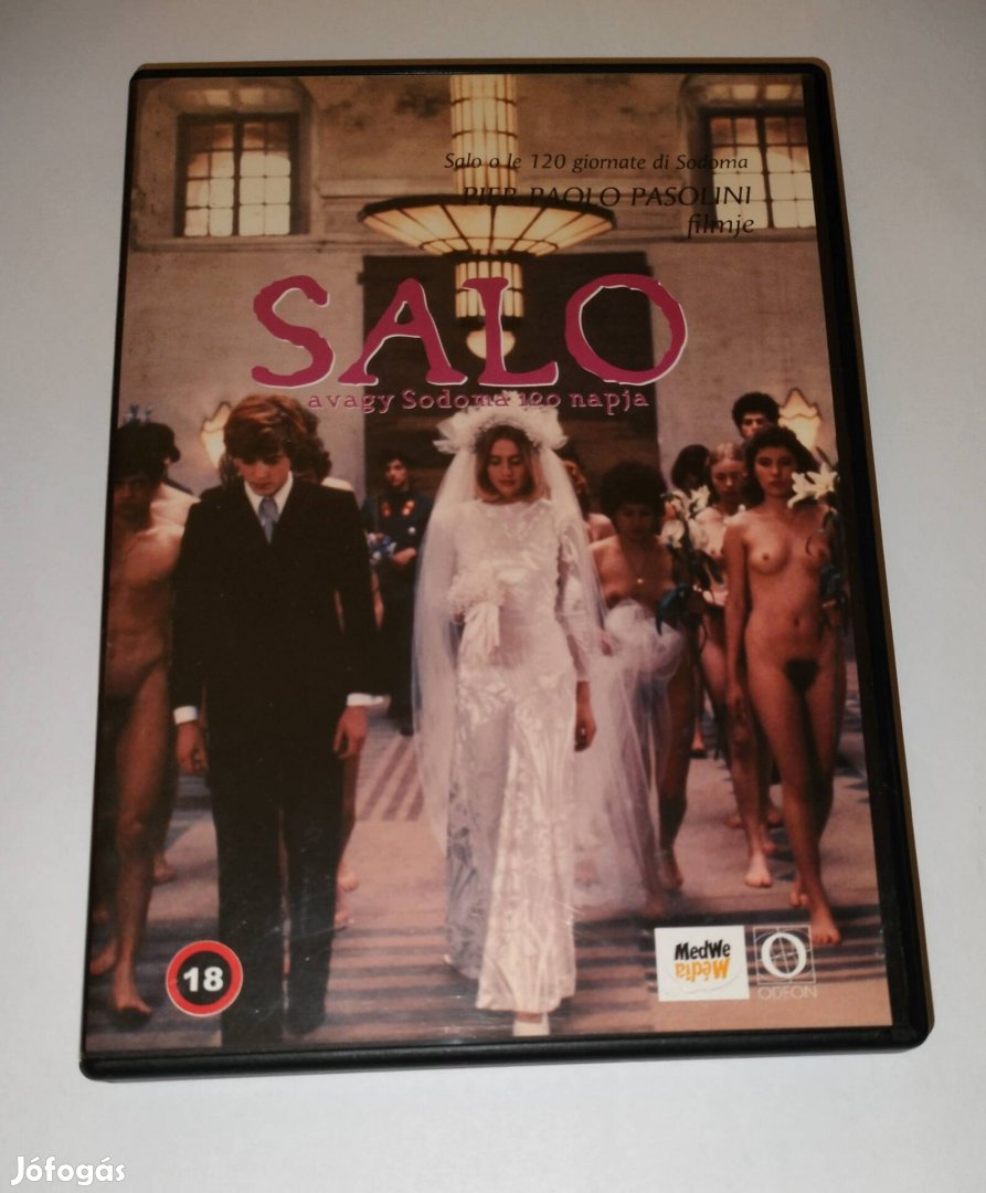 Salo, avagy Sodoma 120 napja dvd Pasolini 