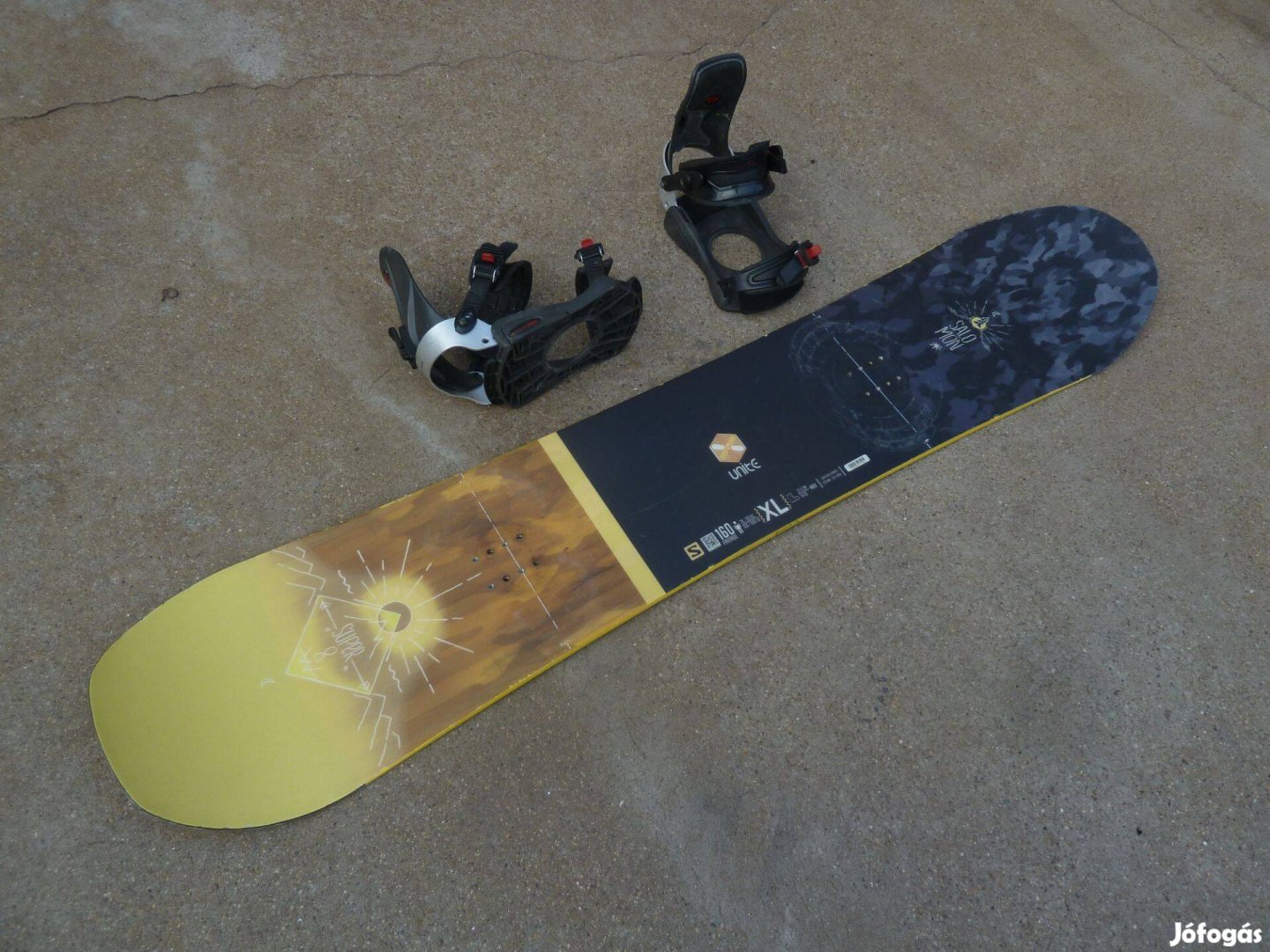 Salomon Unite Super8 hybrid snowboard lap karc menteskötés