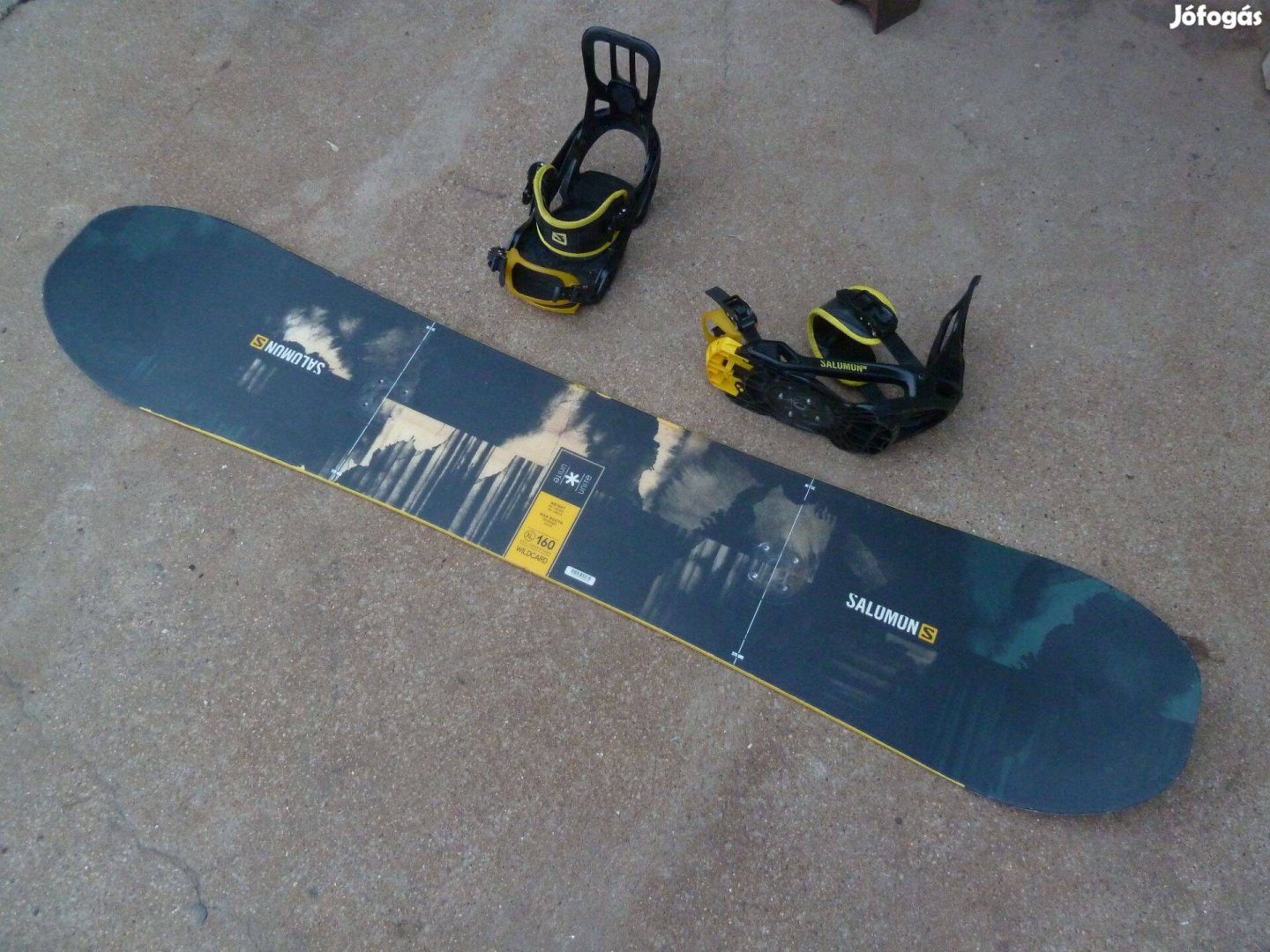 Salomon Wild card wide Rocker snowboard lap karc menteskötés