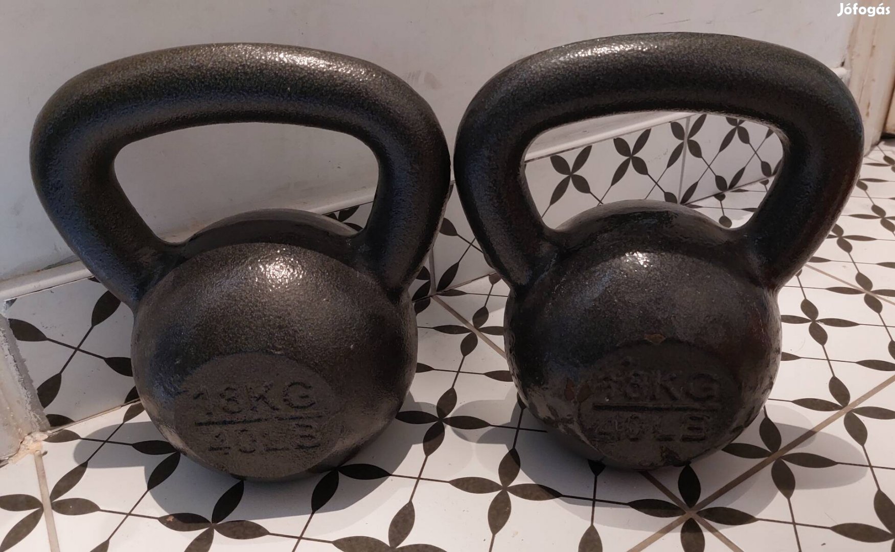 Salta öntöttvas kettlebell 18kg