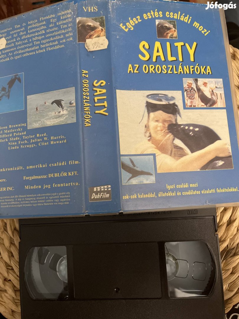 Salty az oroszlánfóka vhs