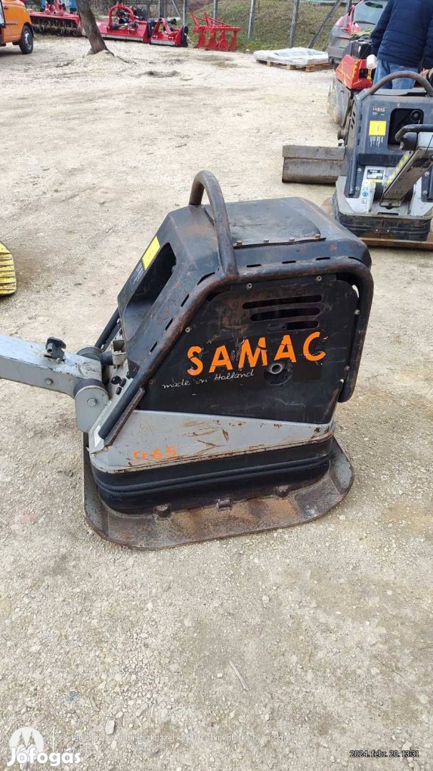 Samac TR65D vibrációs tömörítő, lapvibrátor