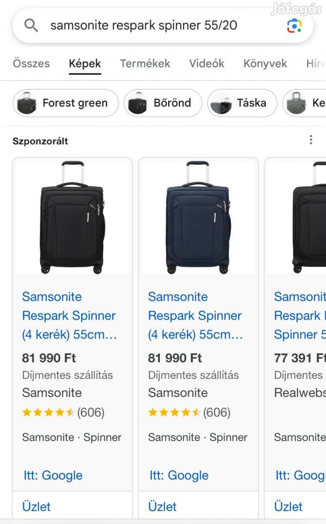 Samsonite bőrönd