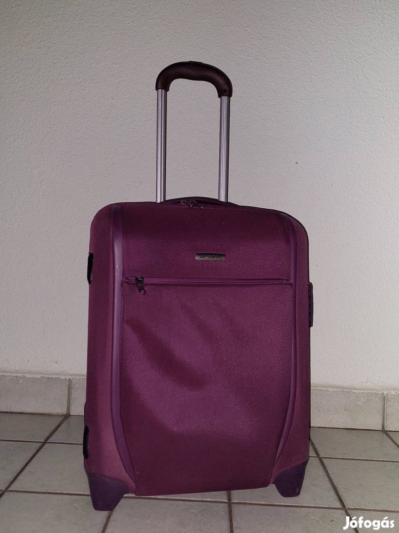 Samsonite bőrönd kézipoggyász bordó 52x41x18