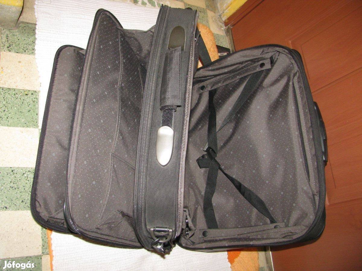 Samsonite gurulós táska, bőrönd laptoptartó, üzleti táska 50x42x18