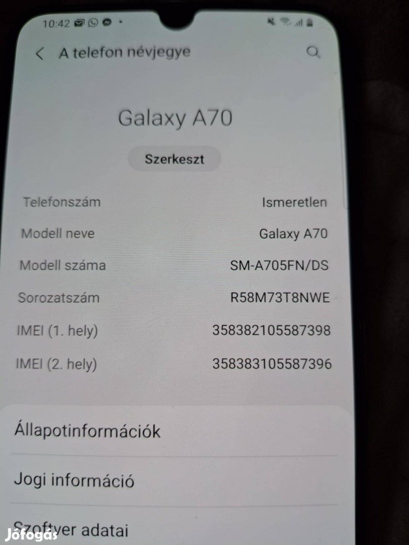 Samsun Galaxy A70