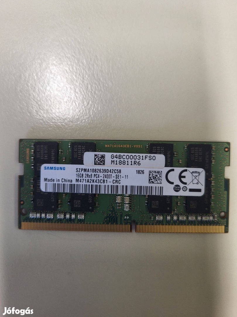 Samsung 16GB DDR4 2400MHz Notebook RAM