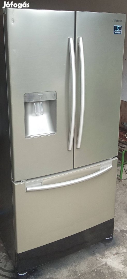 Samsung 185 cm Inox három ajtós kombi hűtő 