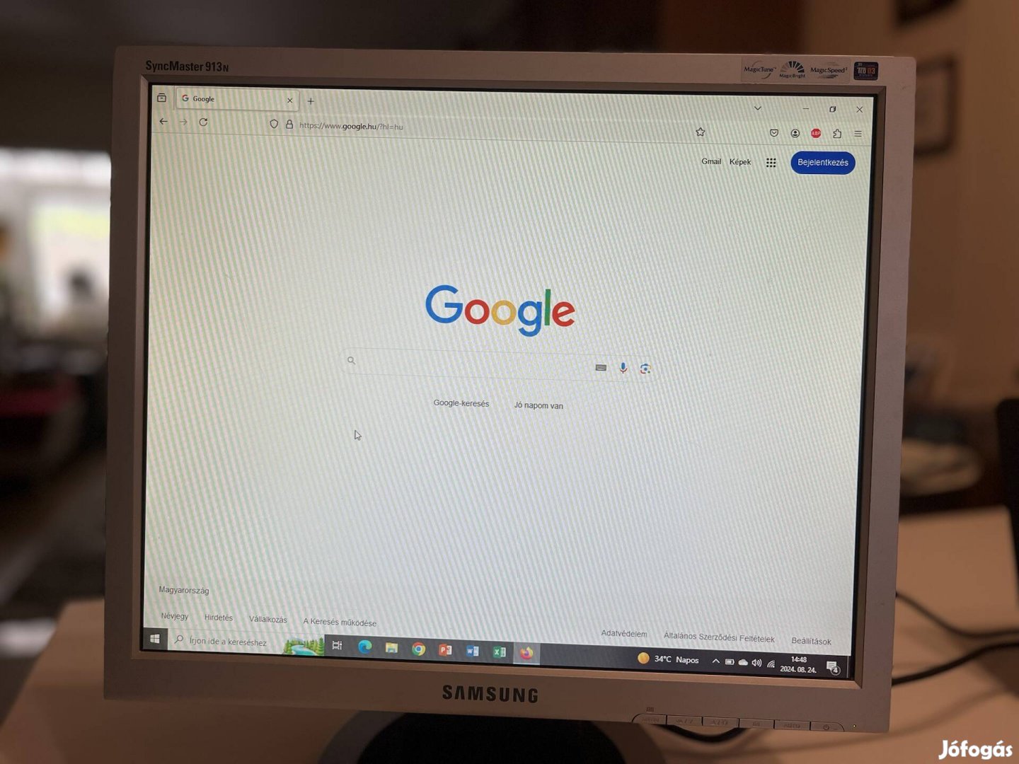 Samsung 19"-os monitor 4:3-as