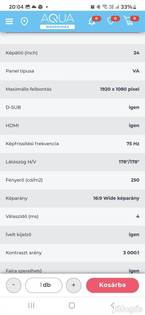 Samsung 24.es ívelt lcd monitor 