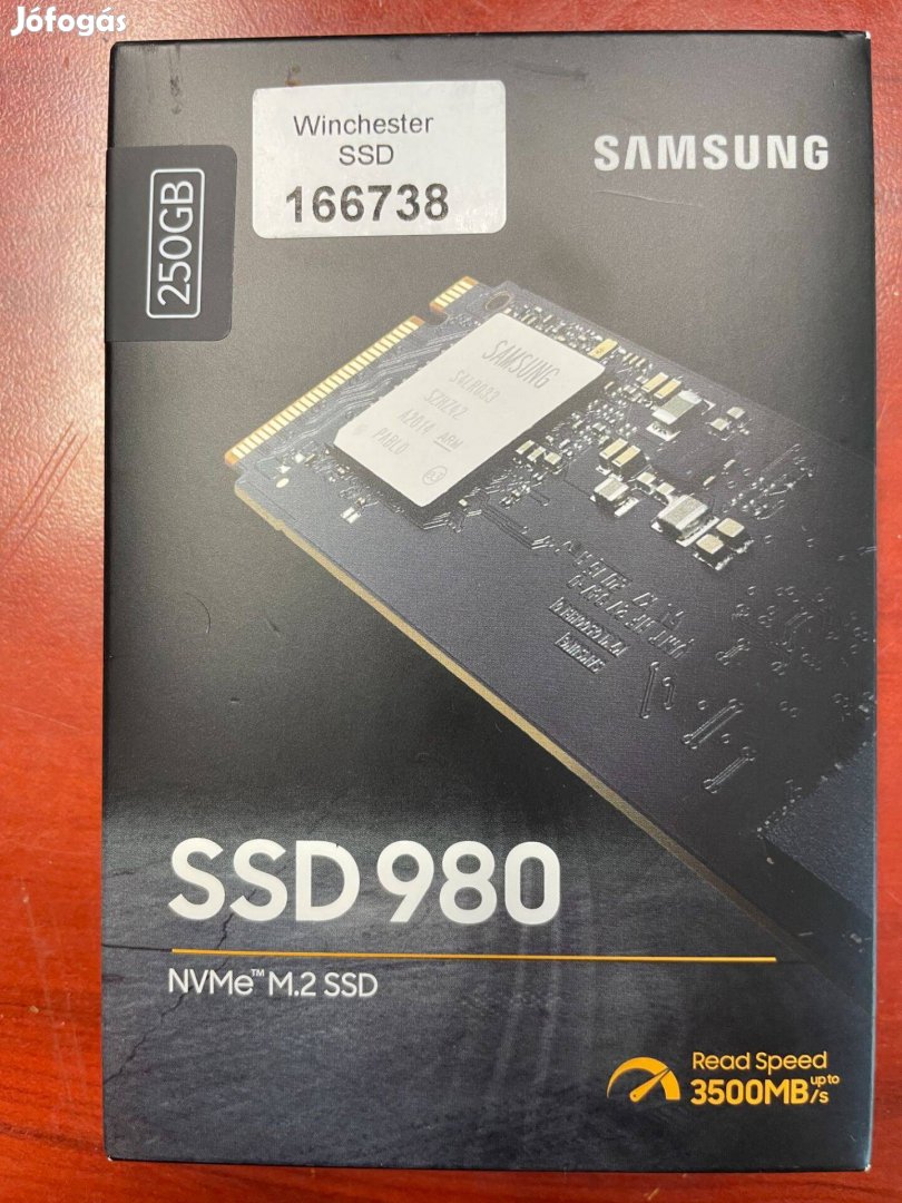 Samsung 250GB M.2 2280 Nvme 980 Basic Új bontatlan!