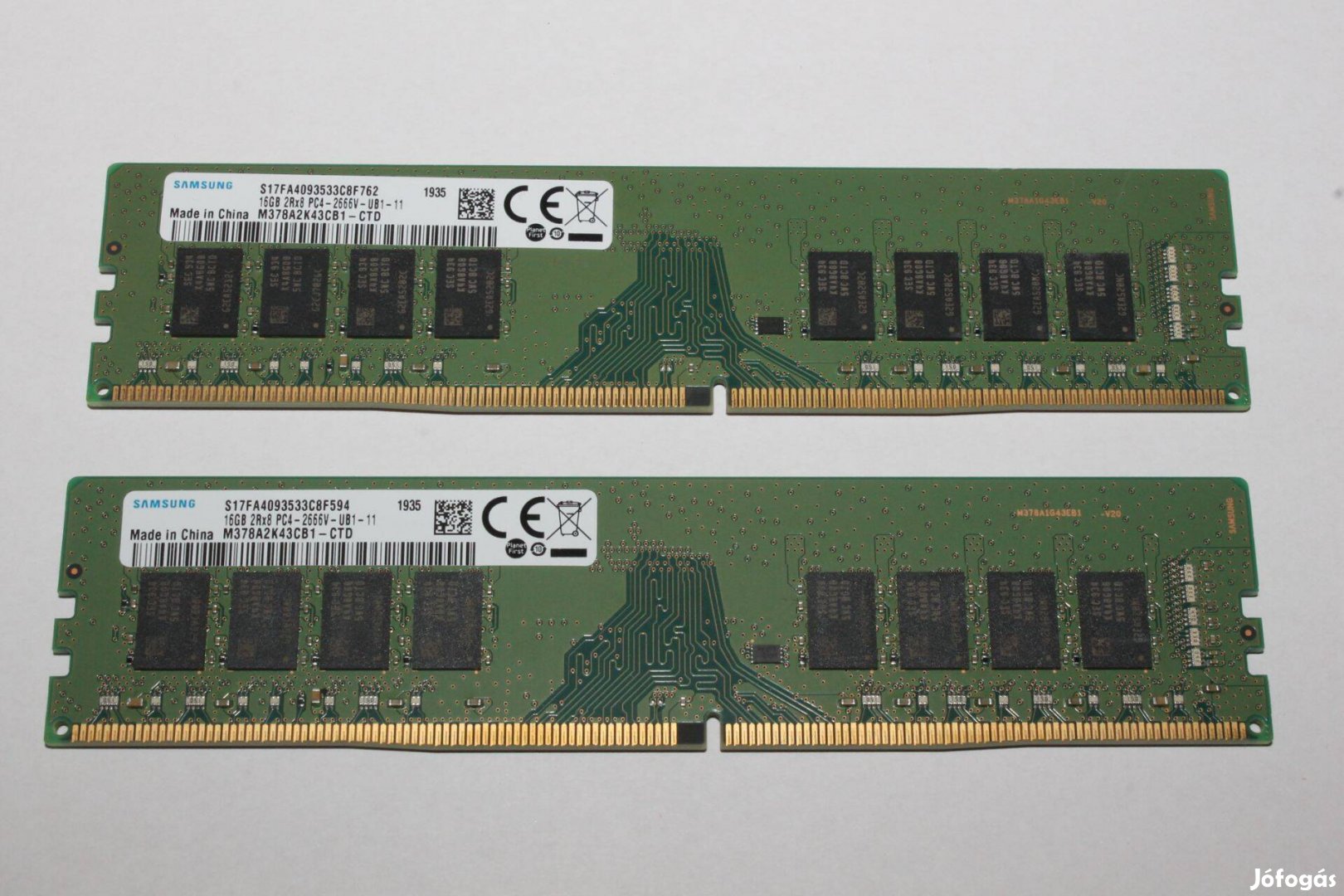 Samsung 32GB 2666MHz DDR4 memória pár