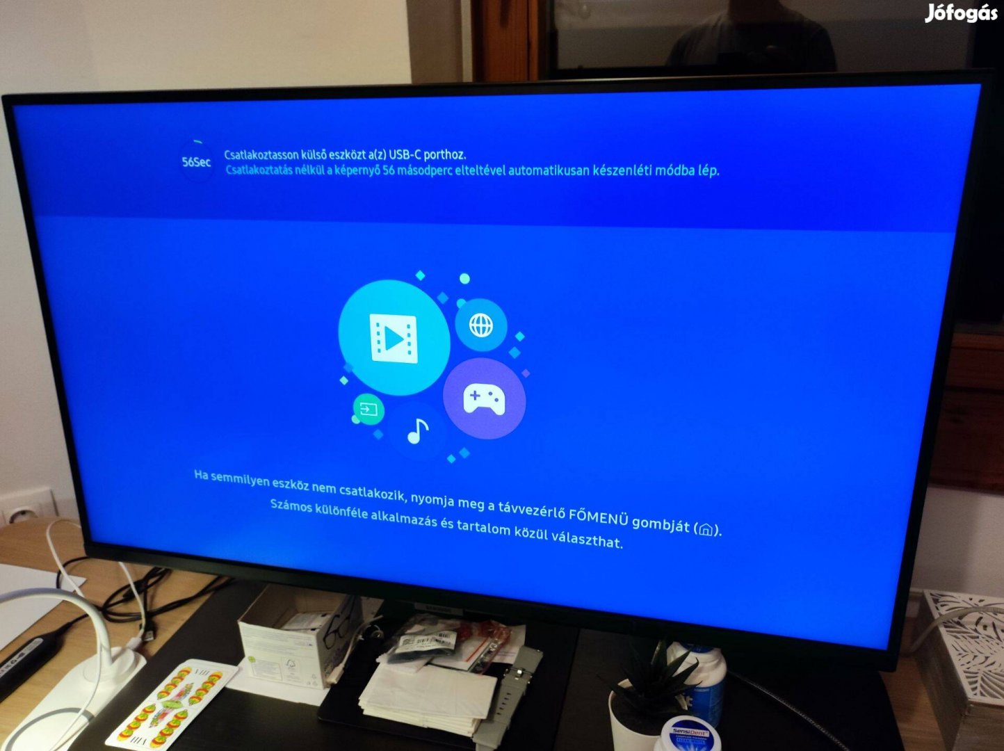 Samsung 32'' nagy 4K okos monitor hibátlan újszerű eladó