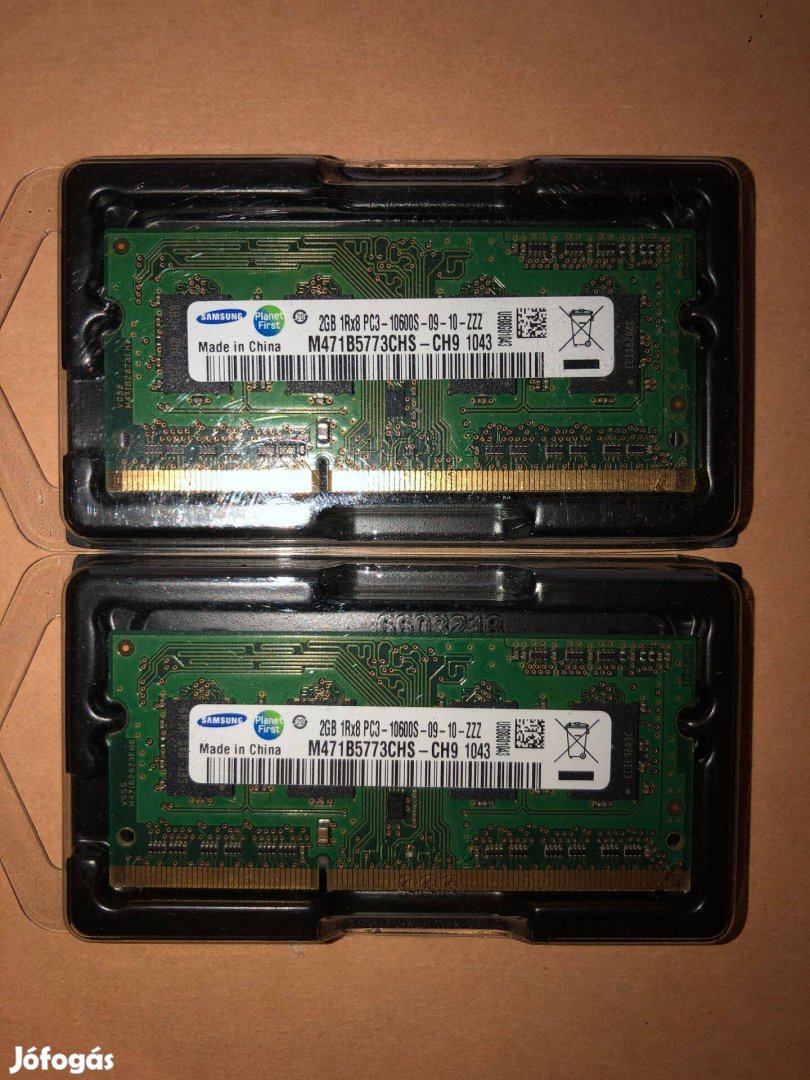 Samsung 4GB ( 2x2GB ) DDR3 Notebook Sodimm RAM 1333mhz