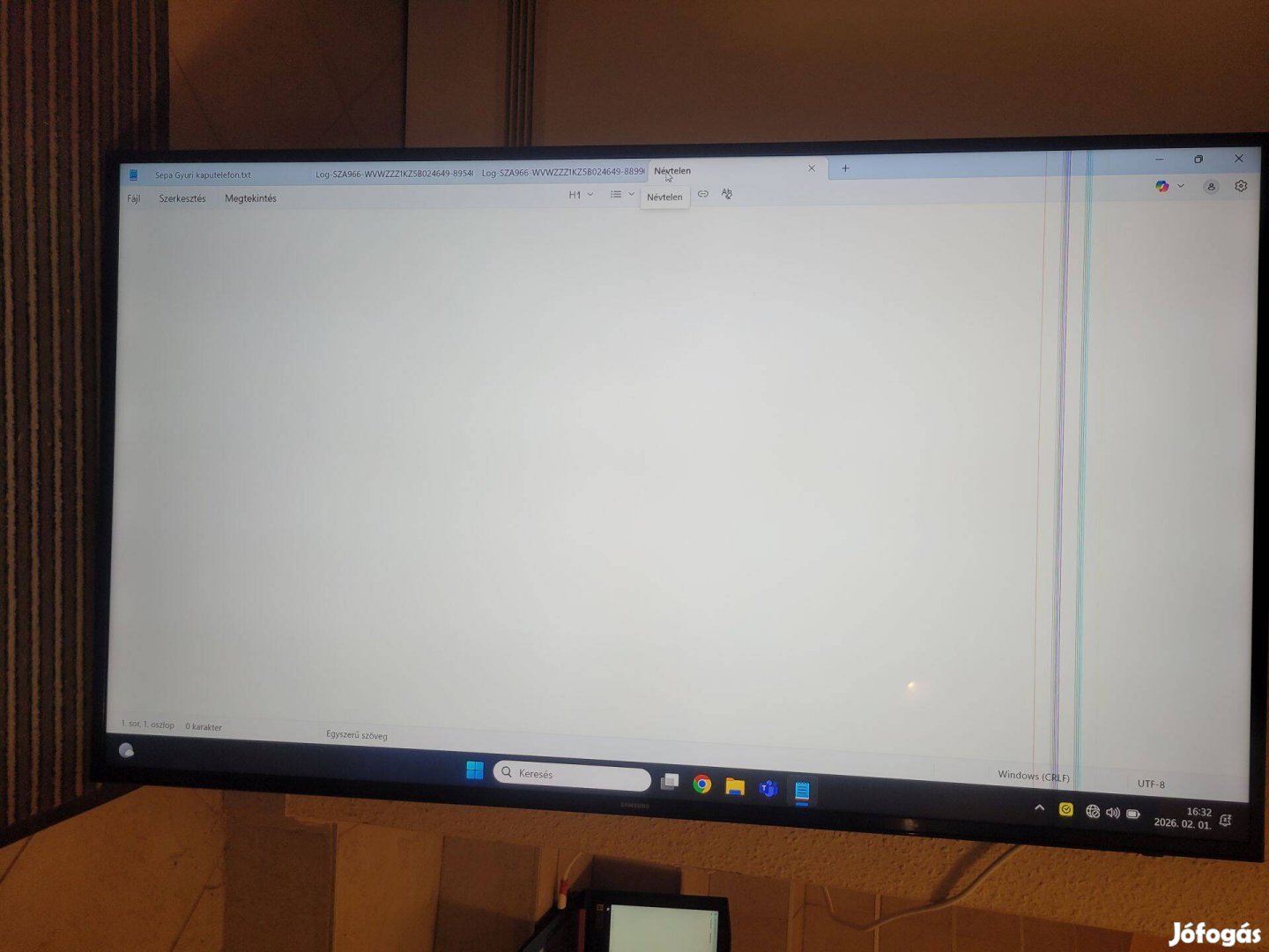 Samsung 4K UHD UE55KU6000W TV eladó