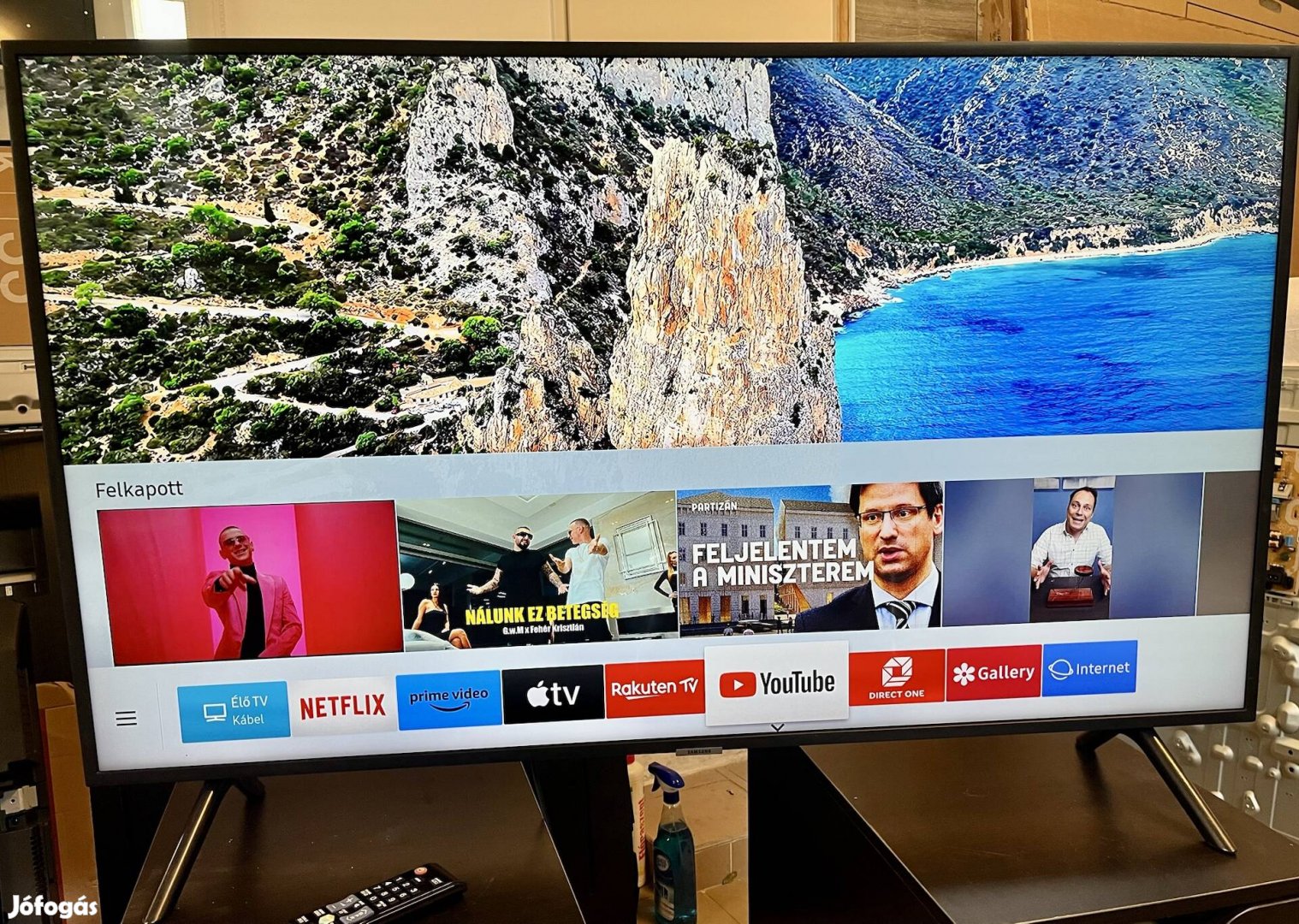 Samsung 4K smart tv 125cm számlával garanciával