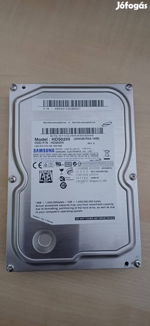 Samsung 500 Gb sata hdd