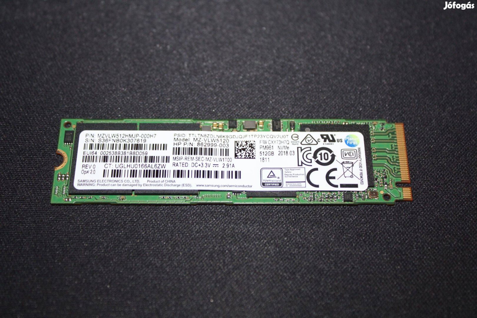 Samsung 512GB M.2 Nvme belső SSD