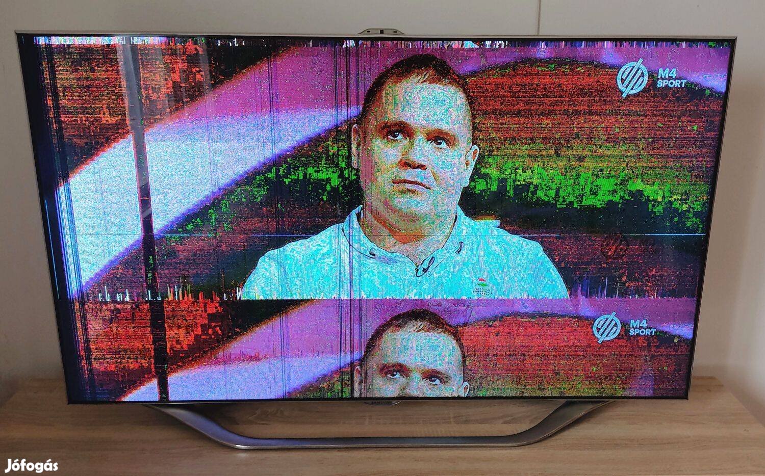 Samsung 55" Smart Led TV,hibás,alkatrésznek vagy javításra 8-as széria