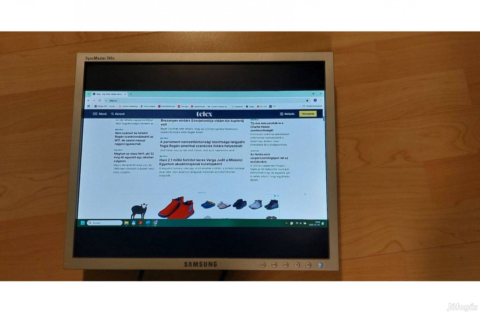 Samsung 740n monitor ingyen