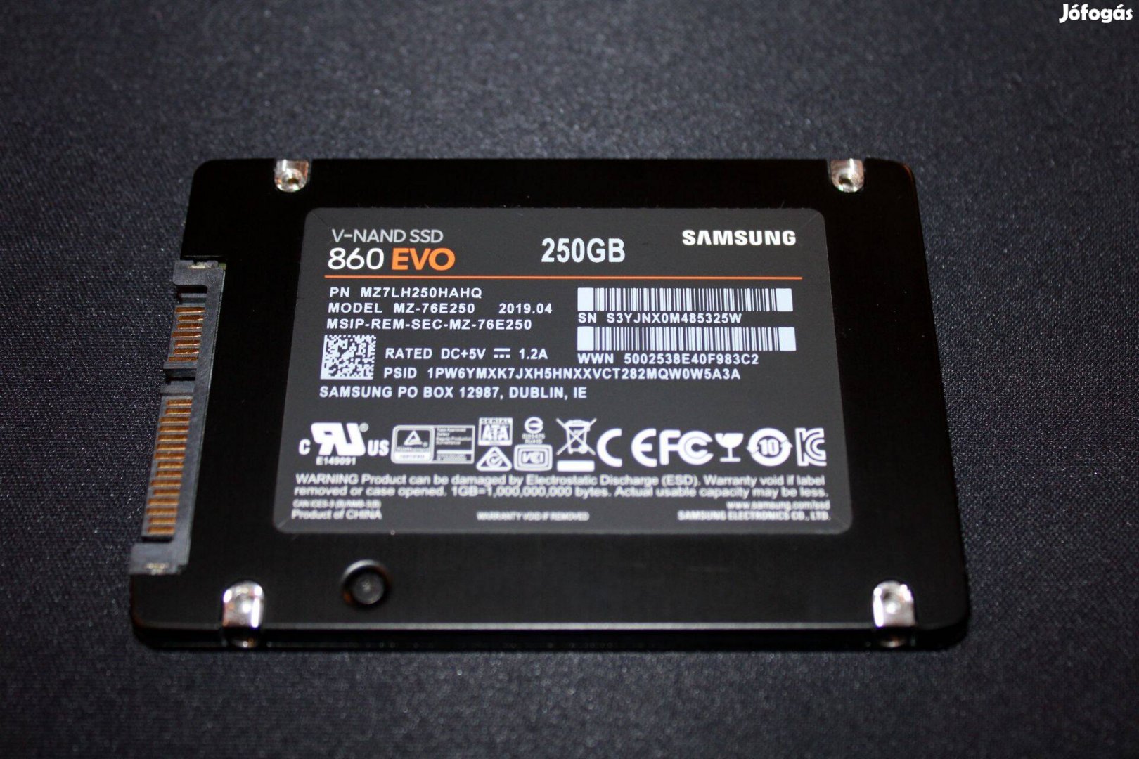 Samsung 860 Evo 250GB SATA SSD