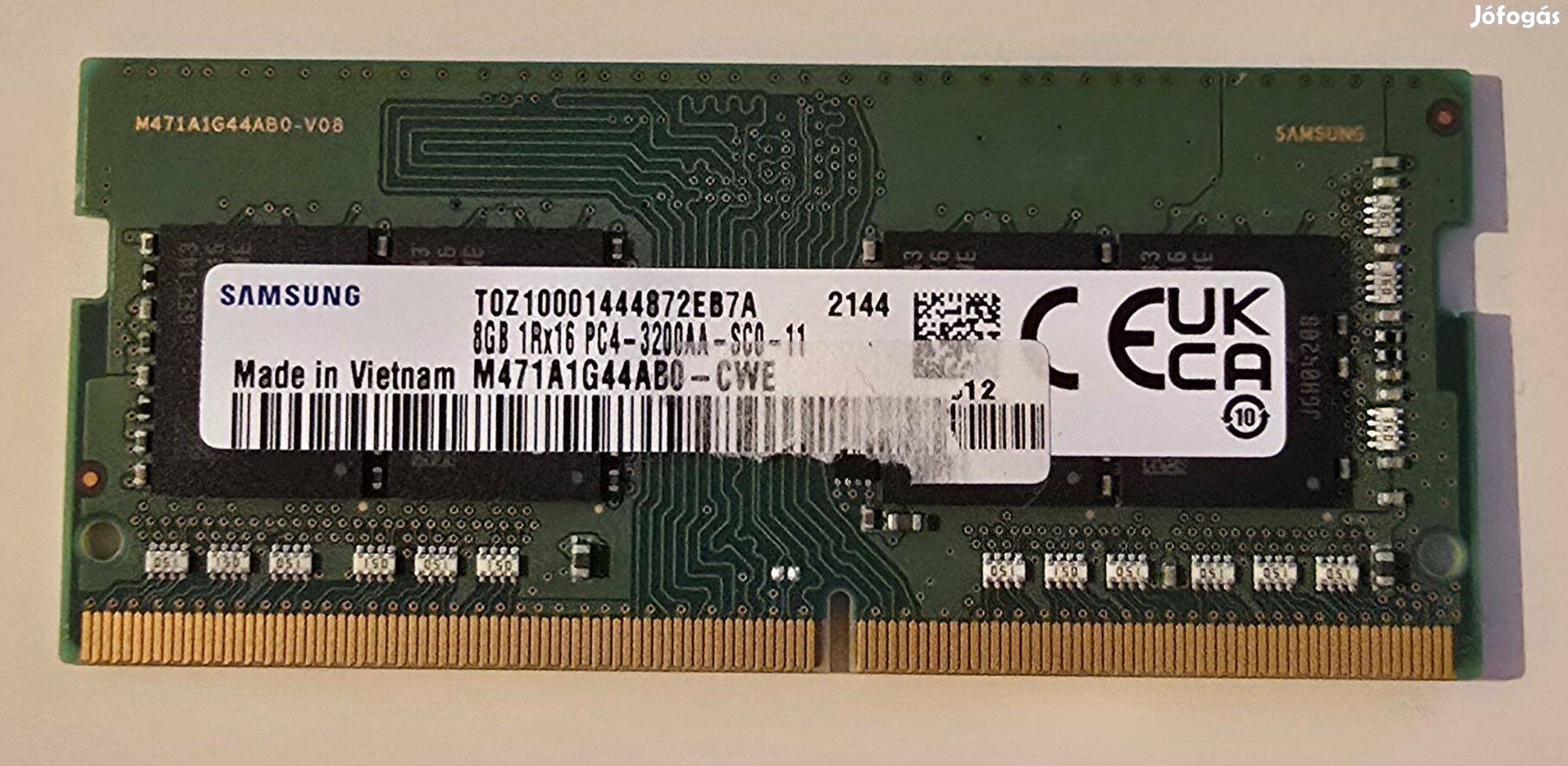 Samsung 8GB DDR4 SO-DIMM Laptop Notebook memória 3200Mhz