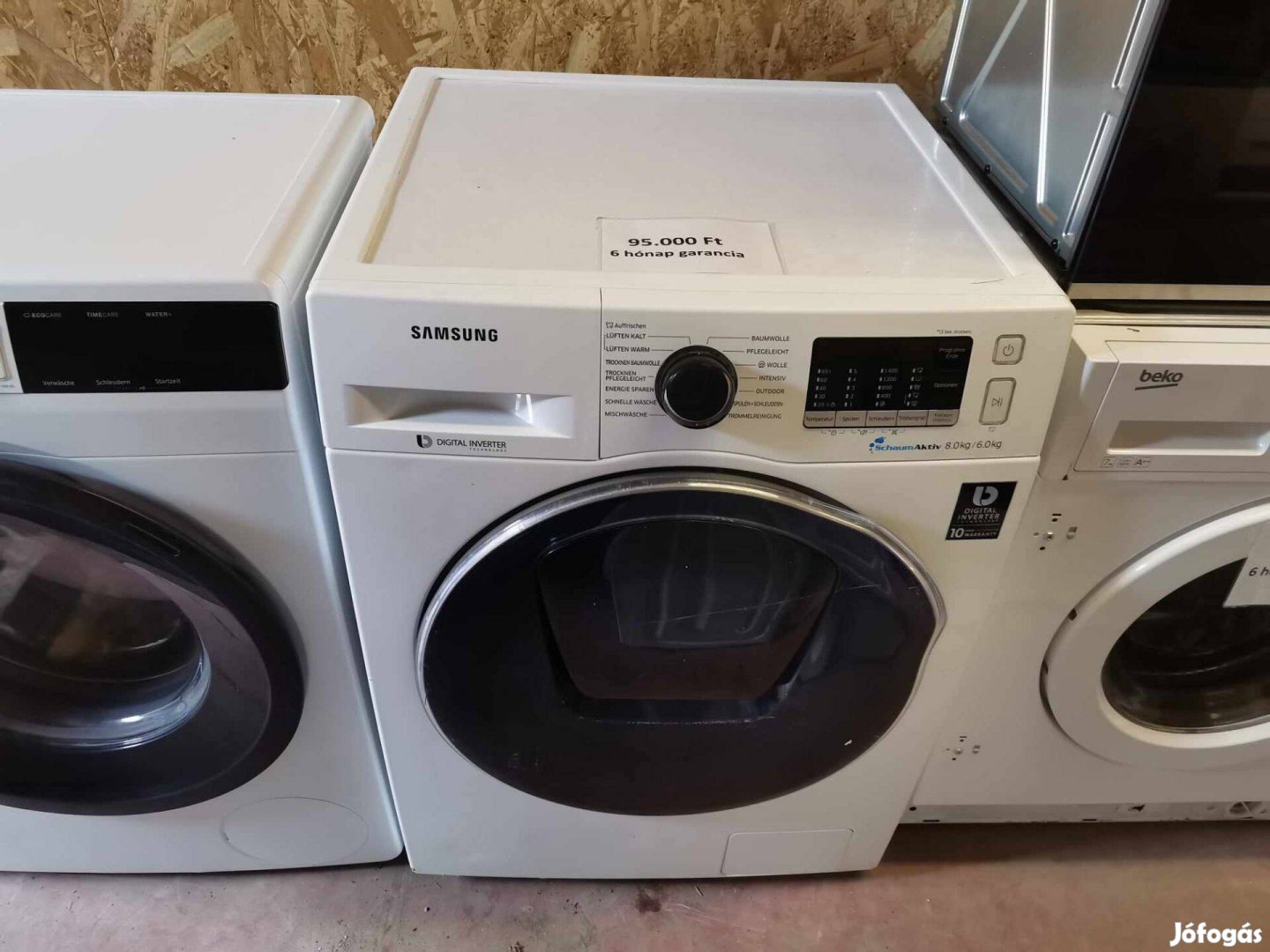 Samsung 8/6 kg mosó-szárítógép 1400 centrifugával