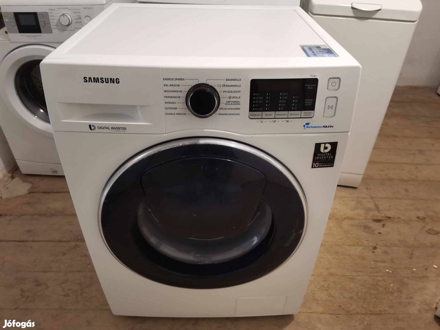Samsung 8 kg Inverteres mosógép 1400 centrifugával garancia