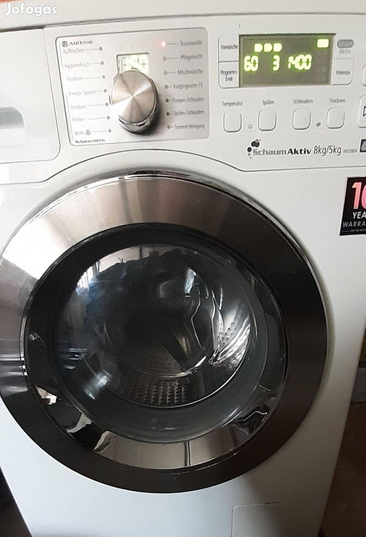 Samsung 8kg/5 kg mosó-szárítógép max. 1400-as centrifuga