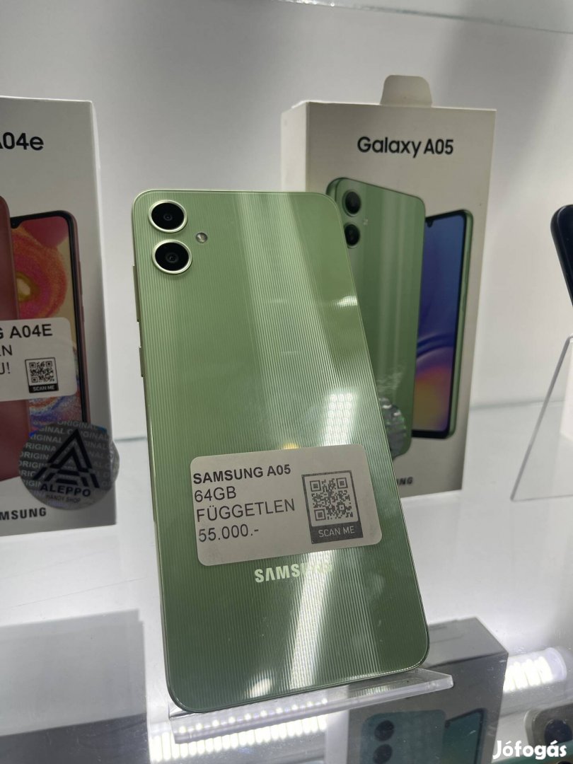 Samsung A05 0perces Új garanciával