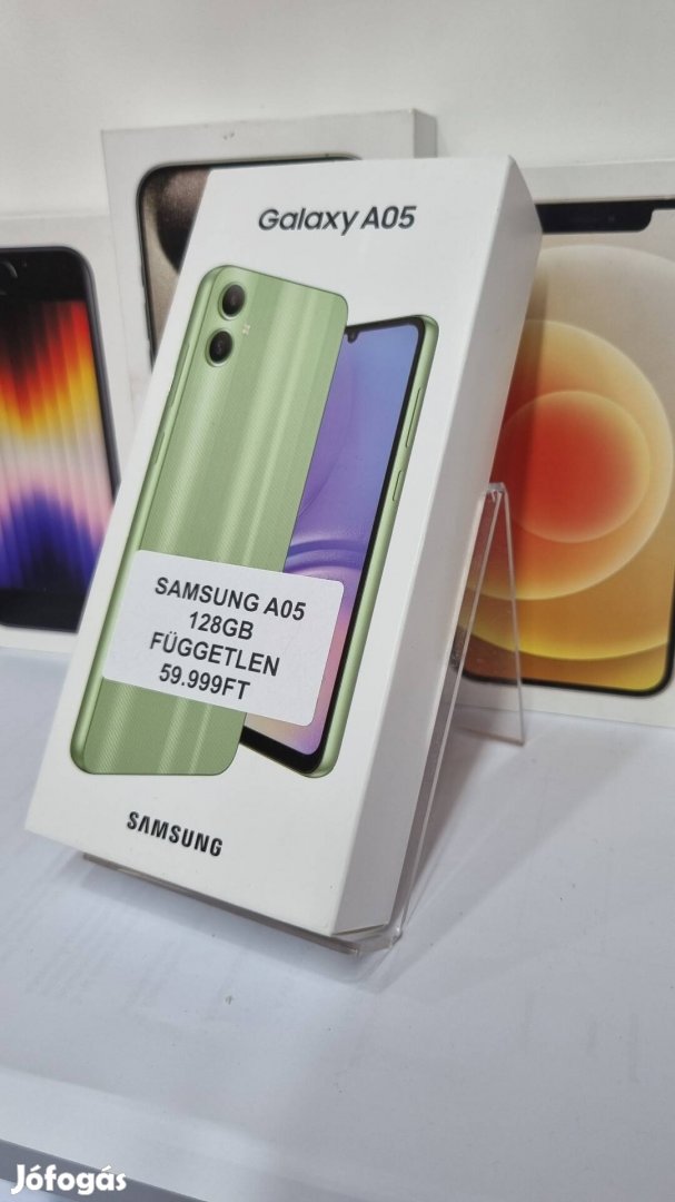 Samsung A05 új 128GB Fuggetlen Akció 