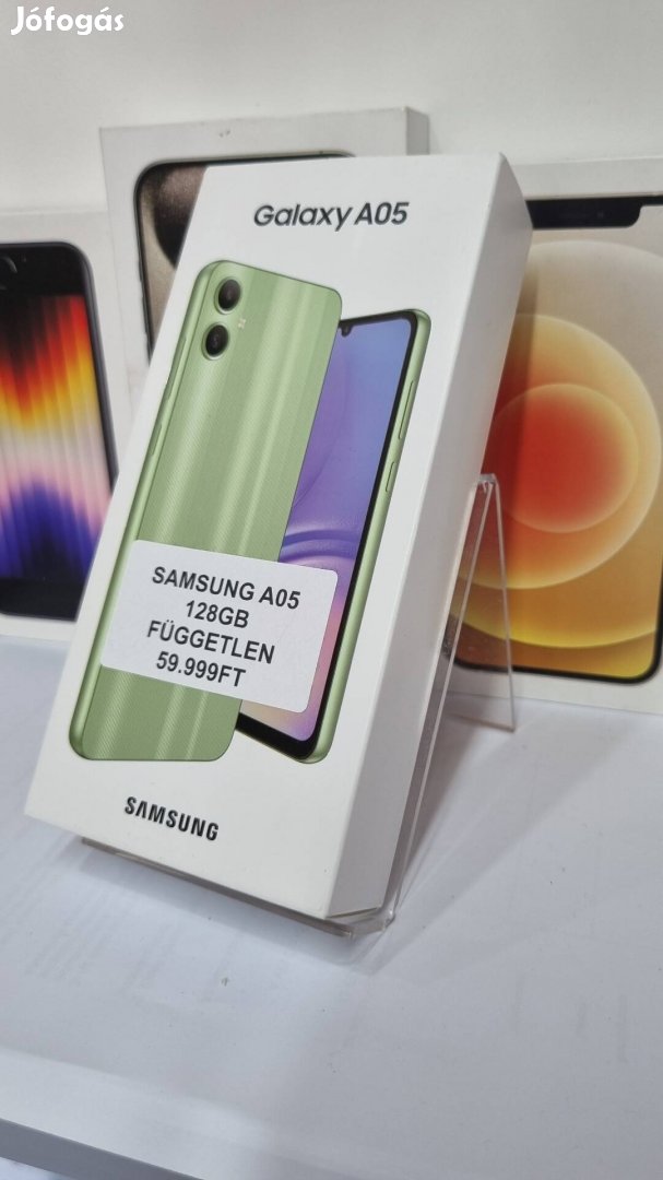 Samsung A05 új 128GB Fuggetlen Akció 