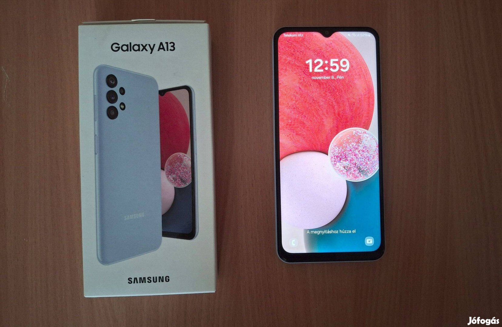 Samsung A13 4G 4/64GB Dual SIM kártyafüggetlen mobiltelefon