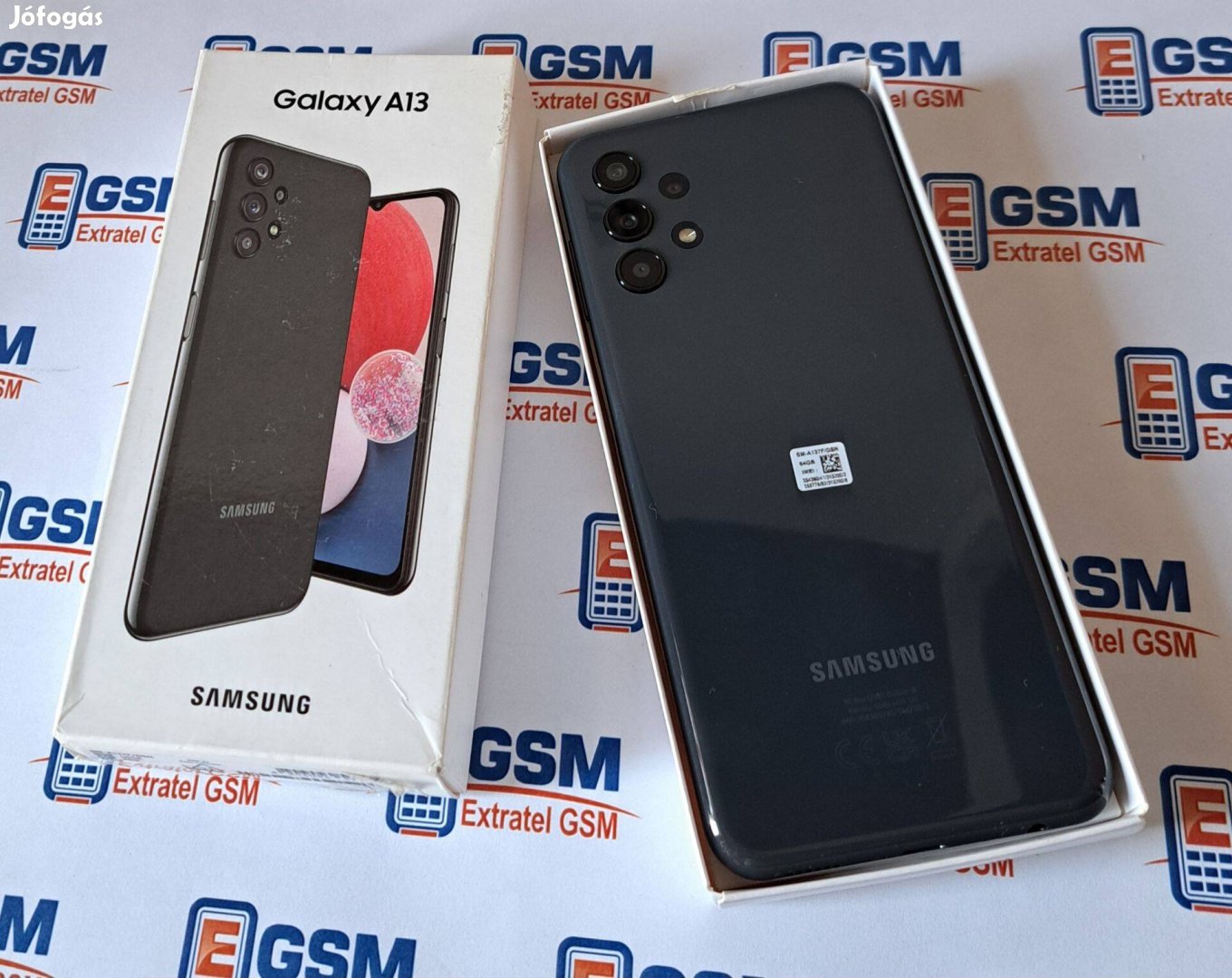 Samsung A13 64GB Fekete Kártyafüggetlen Új Mobiltelefon