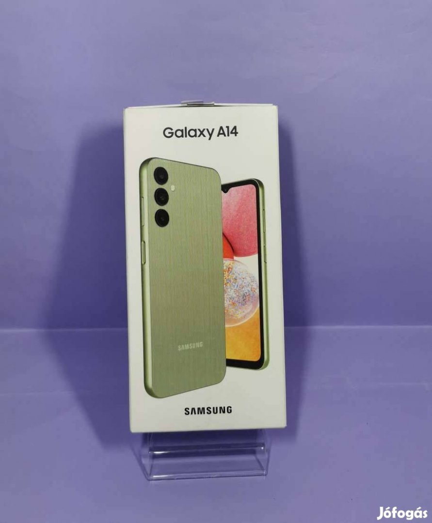 Samsung A14 64GB Green független Új bontatlan mobiltelefon garanciával
