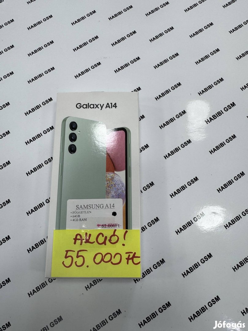 Samsung A14  Független 64GB Új