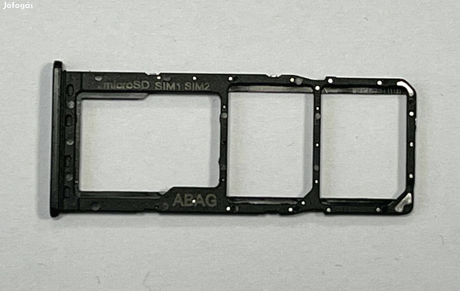 Samsung A21 SIm tálca (két kártyás + SD kártya hely)